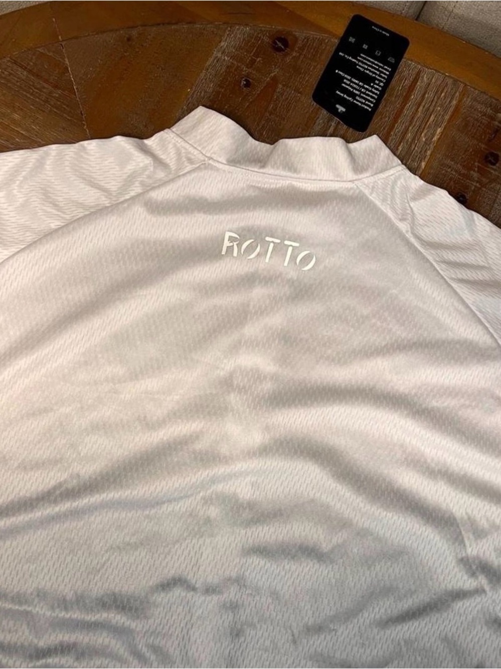 ROTTO Cycling Jersey NWT Gray Ombre Full Zip Bike Shirt XL - Picture 7 of 8